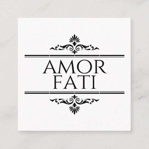 Amor Fati Enclosure Card