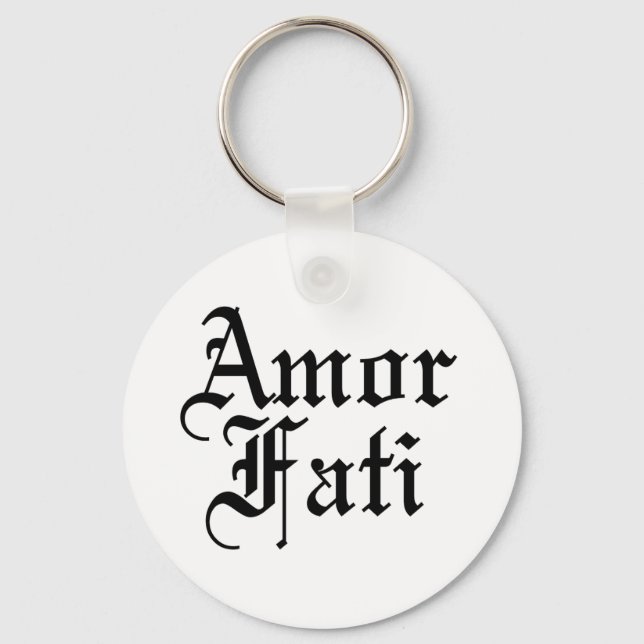 Amor Fati - Love Of Fate Keychain (Front)