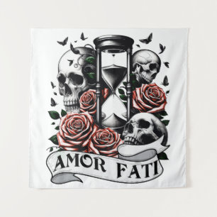 Amor Fati – Memento Mori Gothic Art Tapestry
