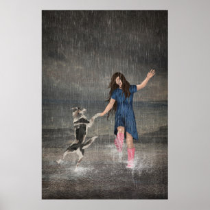 Amor Fati or Dancing in The Rain Poster