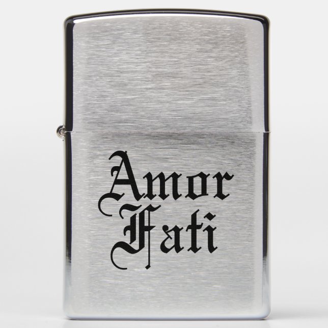 Amor Fati Zippo Lighter (Front)