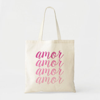 Amor in Pinks Tote Bag