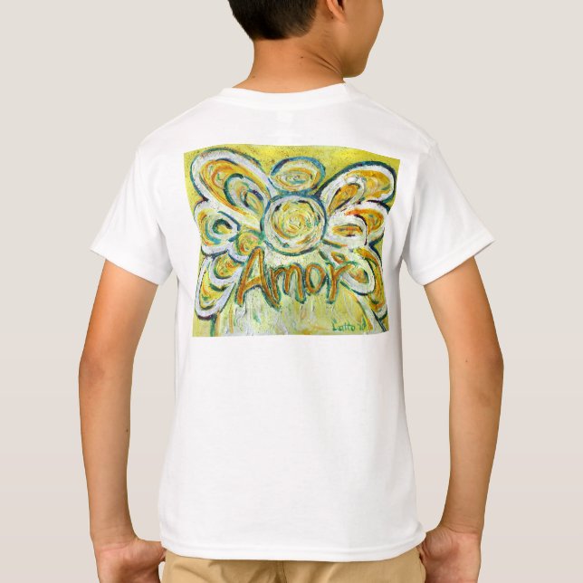 Amor Inspiration Angel Shirt (Art on Back Side) (Back)