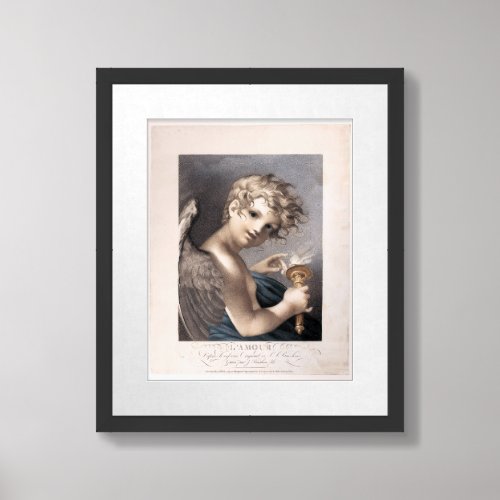 Amor Jean Prudhon 1788 _ 1888 Framed Art