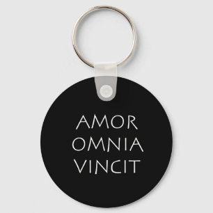 Amor Omnia Vincit Keychain