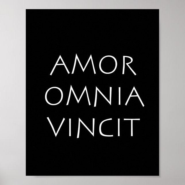 Amor Omnia Vincit Poster (Front)
