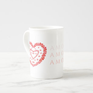AMOR-SPANISH LOVE Bone China Mug 