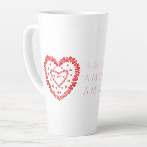 AMOR_SPANISH LOVE Tall Latte Mug