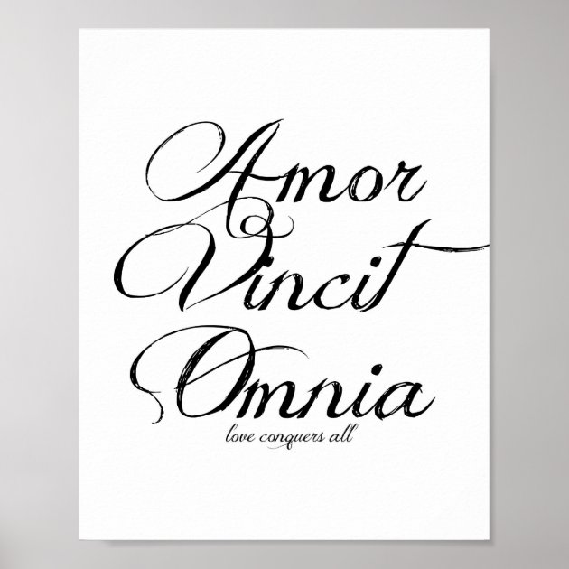 Тату amor vincit omnia эскизы