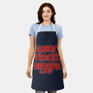 Amor vincit omnia apron