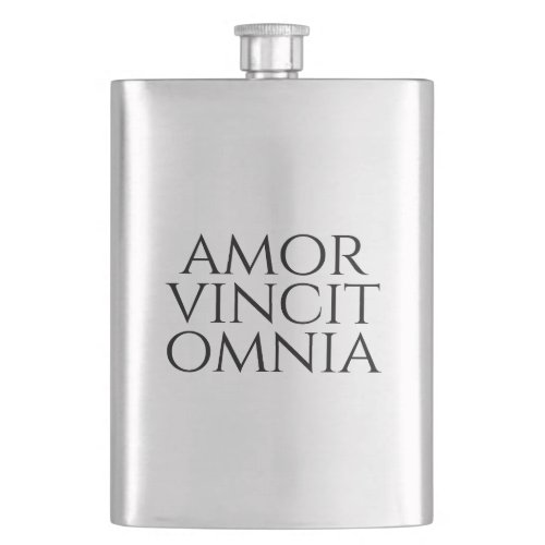 Amor Vincit Omnia Flask