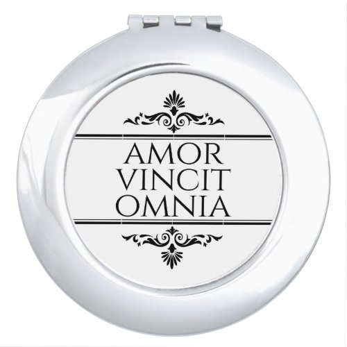 Amor Vincit Omnia _ Love Conquers All Compact Mirror