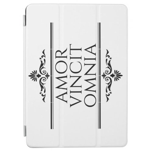 Amor Vincit Omnia Love Conquers All Latin Phrases iPad Air Cover