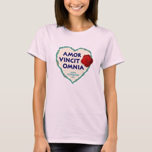 Amor Vincit Omnia Love T_shirt