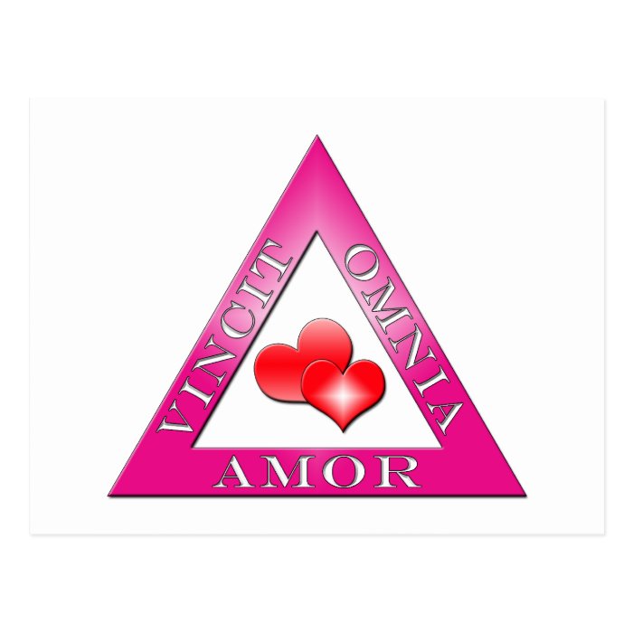 Amor Vincit Omnia Post Card