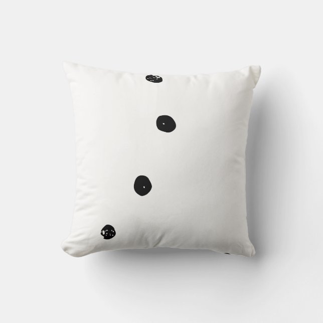 Amora minimal ::: abstract throw pillow (Front)