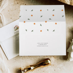 Amore & Aranci Personalized Envelope