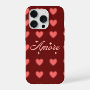 Amore Heart Pattern phone case Tough Phone Case
