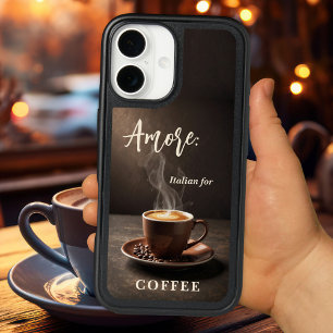 Amore Italian Coffee Lover iPhone 16 Case