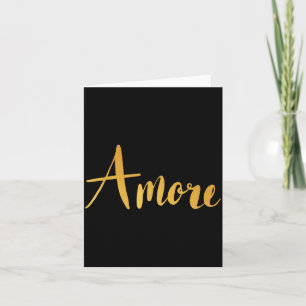 Amore - Italian Love Valentine's Day Card