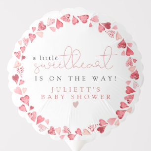 AMORE Little Sweetheart Valentine Day Baby Shower Balloon
