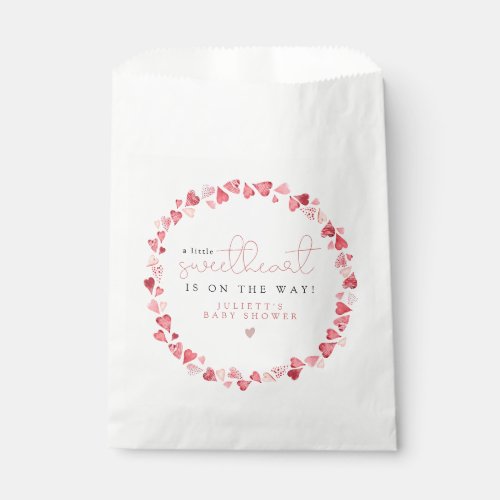 AMORE Little Sweetheart Valentine Day Baby Shower Favor Bag