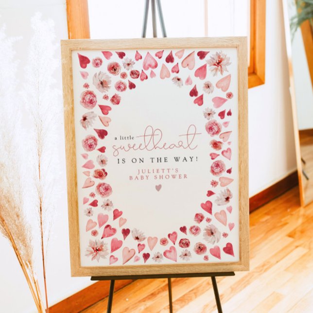 AMORE Little Sweetheart Valentine Day Baby Welcome Poster (Creator Uploaded)