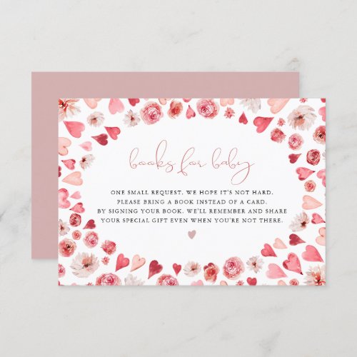 AMORE Little Sweetheart Valentines Books for Baby Invitation