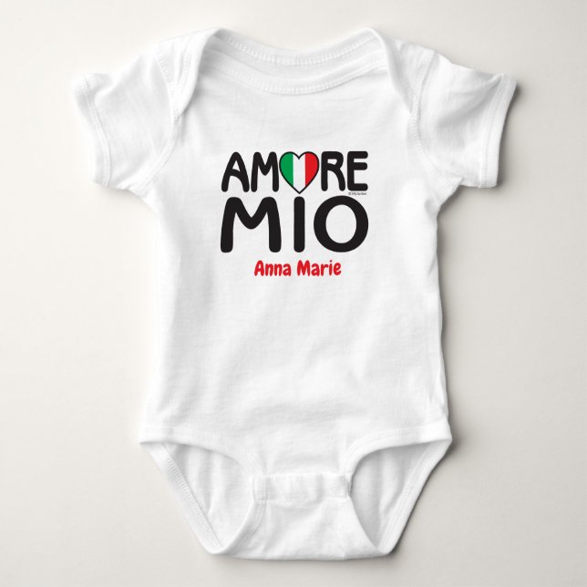 AMORE MIO.ai Baby Bodysuit (Front)