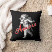 Amore Valentine's Day Cupid of Love Throw Pillow (Blanket)
