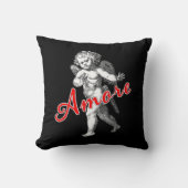 Amore Valentine's Day Cupid of Love Throw Pillow (Front)