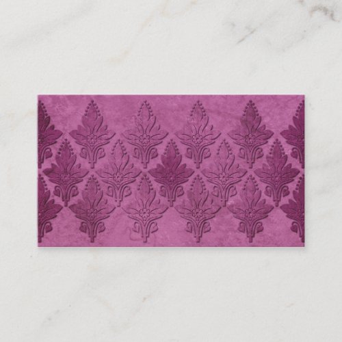 Amoroso: AGED PARCHMENT in ROSE Business Card Template