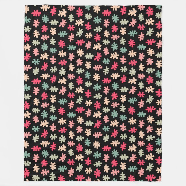 Amorphic Shapes 120322 - Colors 03 Fleece Blanket (Front)