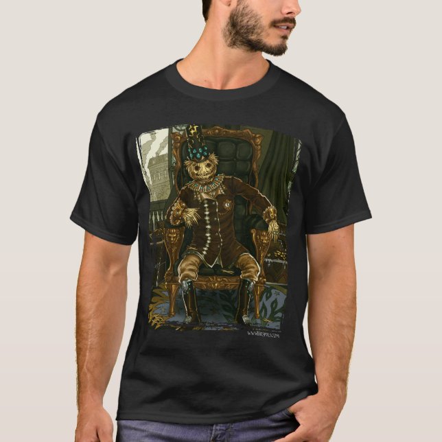 Amortized Straw Man (dark) T-Shirt (Front)
