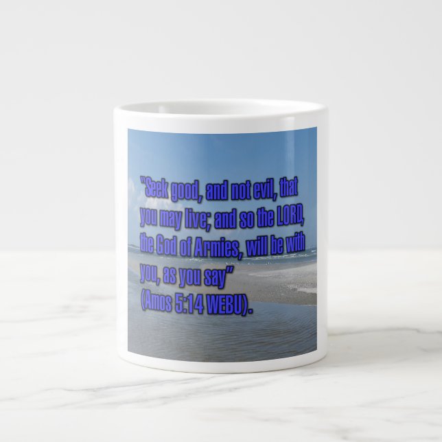 Amos 5:14 WEBU Mug (Front)