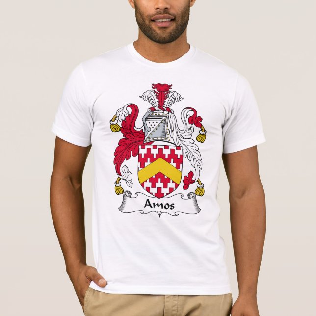 Amos Family Crest T-Shirt (Front)