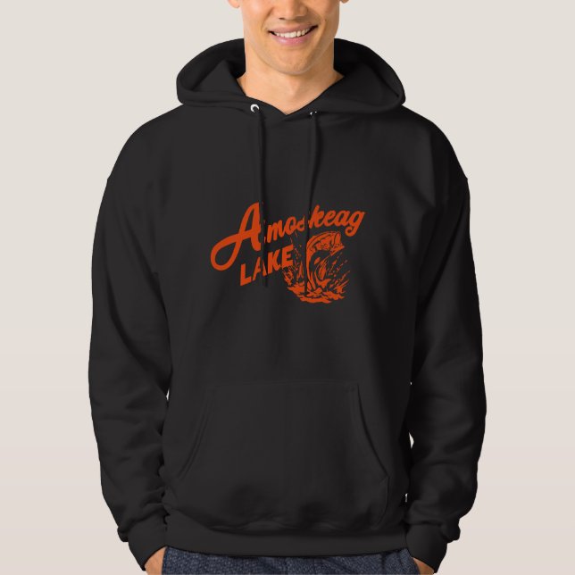 Amoskeag Lake Gift For Fishing Lover 2022  Hoodie (Front)