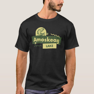 Amoskeag Lake Gift For Fishing Lover 2022 T-Shirt
