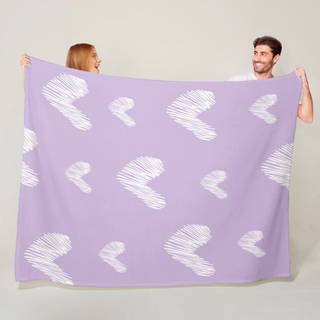 Amour Affair Fleece Blanket (In Situ)
