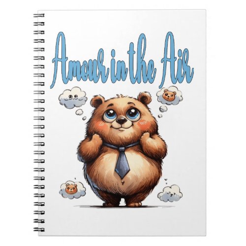 Amour in the Air Spiral Photo Notebook