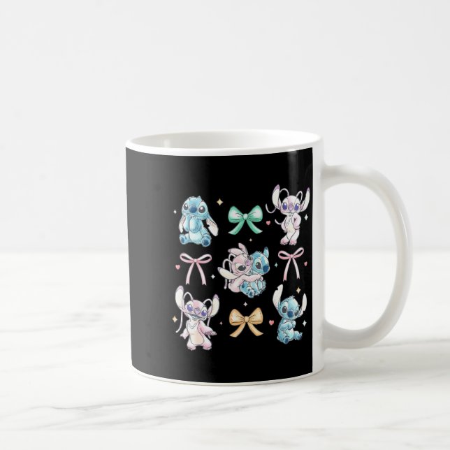 Amp Angel Coquette Style Bows Valentines Day  Coffee Mug (Right)
