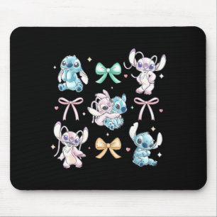 Amp Angel Coquette Style Bows Valentines Day Mouse Pad