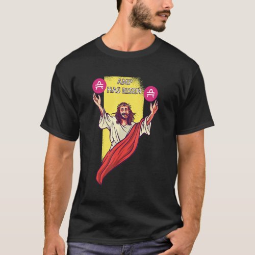 Amp Crypto Has Risen  Cryptocurrency Jesus T_Shirt