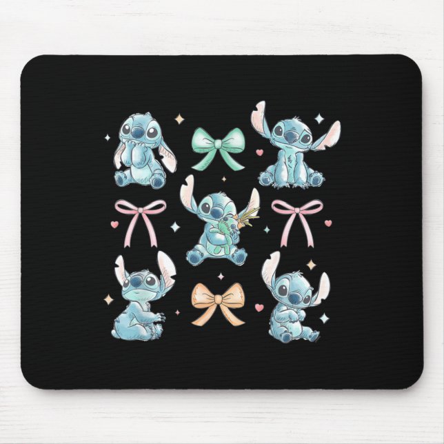 &amp; Scrump Coquette Style Bows Valentine's Day  Mouse Pad (Front)
