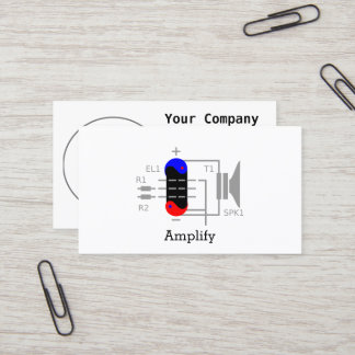 Amp Tube Business Card