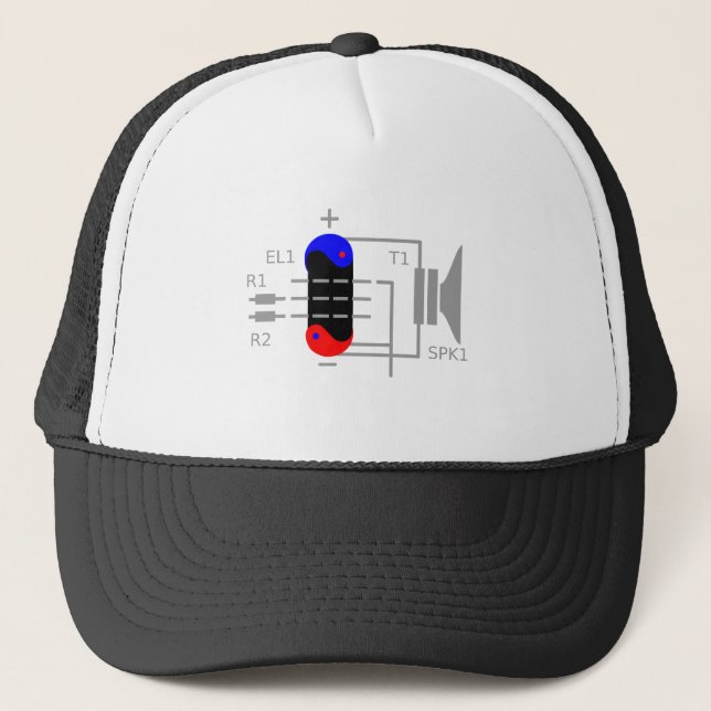 Amp Tube Trucker Hat (Front)