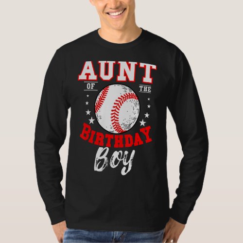 Ampa Of The Birthday Boy Baseball Theme Bday Celeb T_Shirt