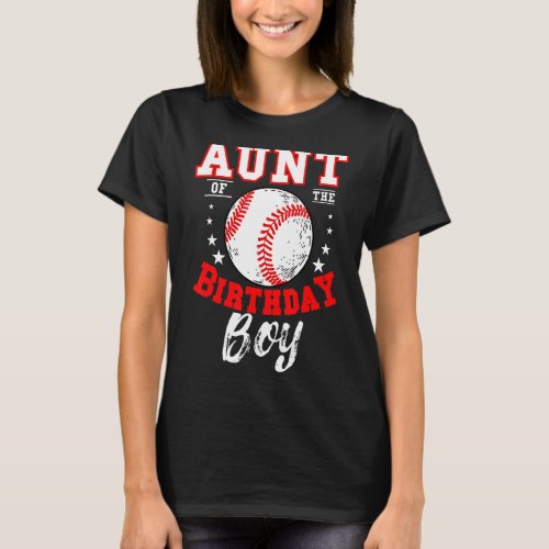 Ampa Of The Birthday Boy Baseball Theme Bday Celeb T_Shirt