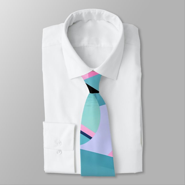 Ampamstract  neck tie (Tied)