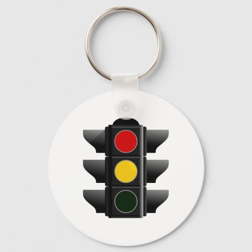 Ampel traffic light rot gelb red yellow keychain